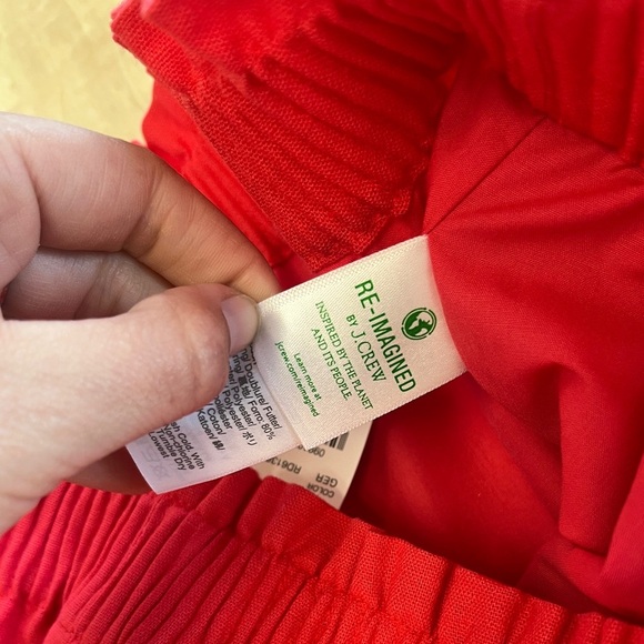 J Crew Factory NWT Linen Cotton Sidewalk Mini Skirt Sz 6 - Picture 7 of 12